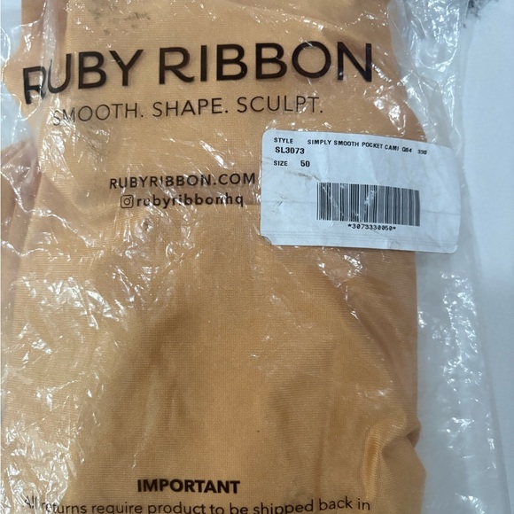Ruby Ribbon Simply Smooth Pocket Cami in Umber Size 50 - Picture 4 of 4